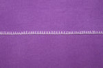 Scarf Horsestitch Ultra Violet with contrast stitching in Lilac Marble