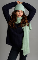 Kaschmir Mütze Seamless Celodren Green