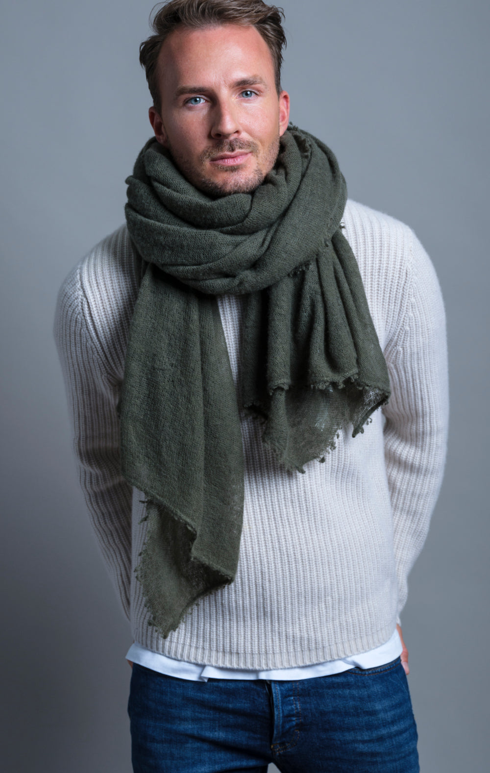 Cashmere Scarf Thyme